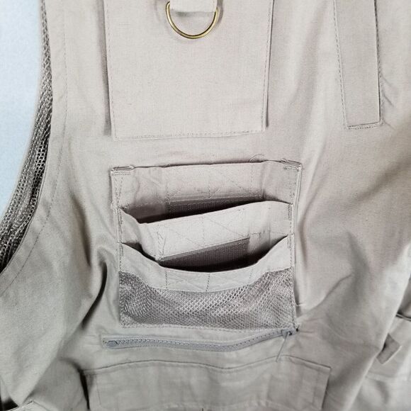 Foxfire Thunder 2XB Big Vest River Gear Ultimate‎ Safari Hunting Photography Tan - Picture 8 of 16